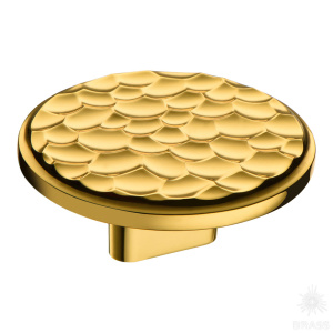 4195 016MP11 Ручка кнопка, глянцевое золото 16 мм