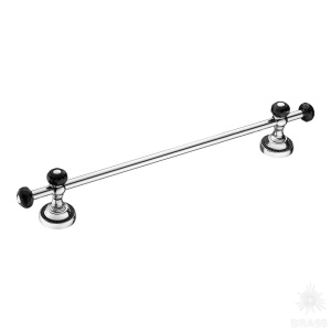 3513-71-520 Держатель для полотенец, латунь с кристаллами Swarovski, глянцевый хром