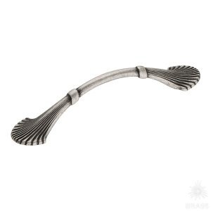 352096MP14 Ручка скоба, старое серебро 96 мм