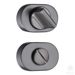 RO16W6 BBN ROSET Накладка с поворотной кнопкой, чёрный матовый никель