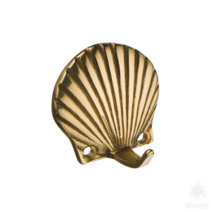 00097 Крючок "Раковина", латунь