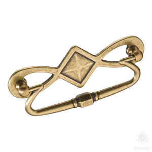 15.107.96.12 Ручка скоба современная классика, античная бронза 96 мм