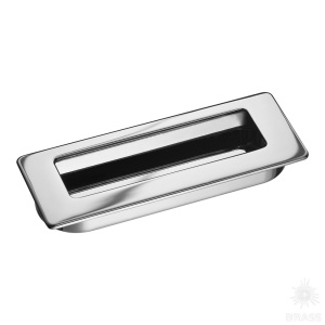 3702-400 Ручка врезная, глянцевый хром