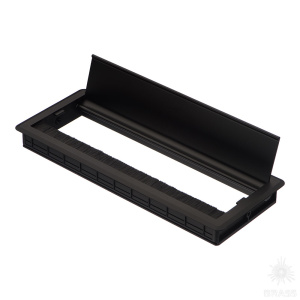 25.20.381-0 Заглушка кабель-канала MAMBO, материал алюминий, чёрный