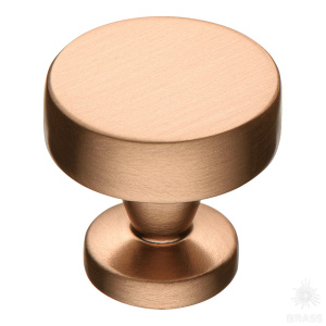 30-Light Bronze Ручка кнопка, светлая медь