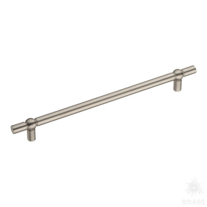 6861-038 Ручка скоба, никель 192 мм