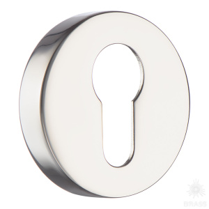 RO12Y PN ROSET Накладка с цилиндрическим отверстием для ключа, глянцевый никель