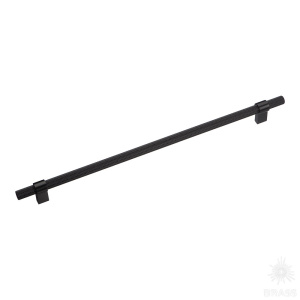 8774 0320 AL6-AL6 Ручка рейлинг, чёрный 320 мм