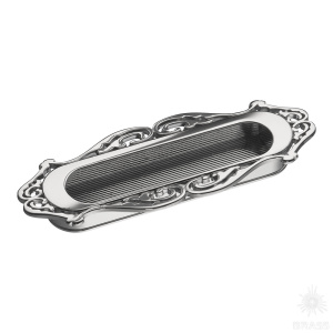 15.101.96.07 Ручка врезная, глянцевый хром 96 мм