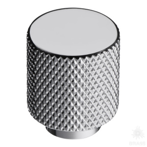 1965 0008 CR Ручка кнопка, глянцевый хром