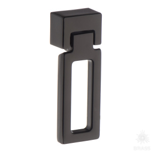 4634 0024 AL6-AL6 Ручка кольцо, чёрный 16 мм