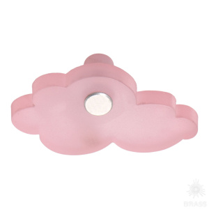 3018.0066.021.189 Ручка кнопка детская, облако розовое