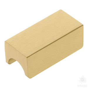 1700 0032 BB Ручка накладная, матовое золото 32 мм