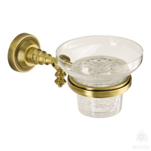 3509-12-013 Держатель для мыла, латунь, состаренная латунь