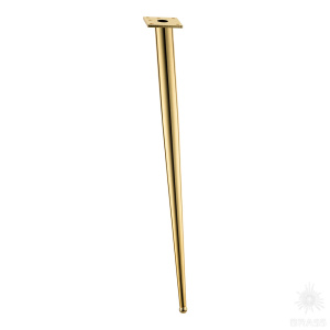 1180 0710 Gold Опора мебельная BONE, глянцевое золото 710 мм