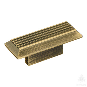 9002 0016 ABM Ручка кнопка, состаренная латунь 16 мм