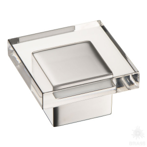 15.383.40.07 Ручка кнопка, глянцевый хром 