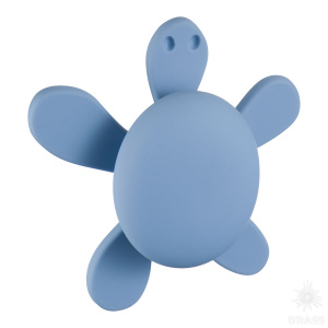456025ST03 Ручка кнопка детская, черепаха голубая