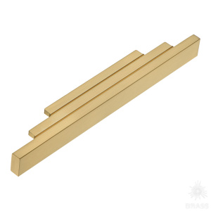 9429 0224 GB Ручка накладная, матовая латунь 224 мм