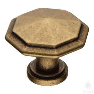 15.309.01.12 Ручка кнопка, античная бронза