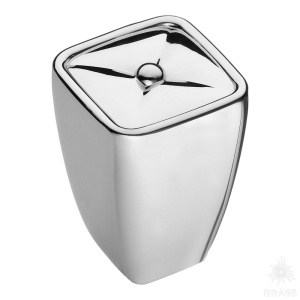 4132 001MP02 Ручка кнопка, глянцевый хром