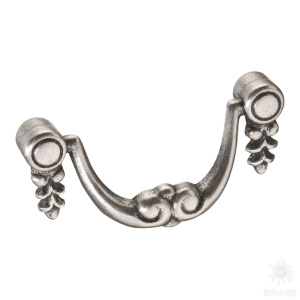 15.225.64.16 Ручка скоба современная классика, старое серебро 64 мм