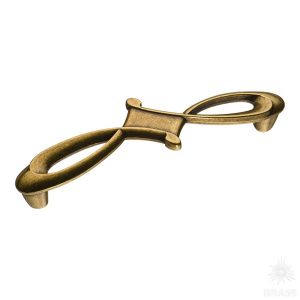 15.172.128.12 Ручка скоба современная классика, античная бронза 128 мм
