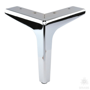 KAX-0046-0150-A01 Опора мебельная,  глянцевый хром