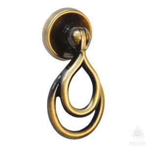 3A52.0054.001 Ручка капля, античная бронза