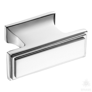 4237 0016 CR Ручка кнопка, глянцевый хром 16 мм