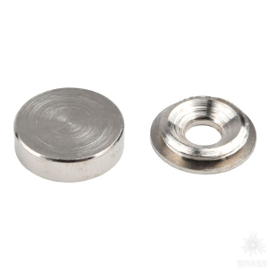 00527 Декоративная накладка с резьбой, никель