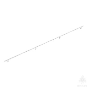 8080.0992.032 Ручка рейлинг, полированный алюминий 330,6-330,6-330,6 мм