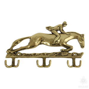 00077 Вешалка "Наездник", латунь