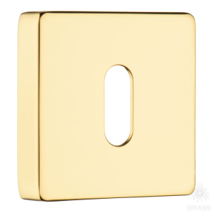 RO11N GL ROSET Накладка с овальным отверстием для ключа, глянцевое золото