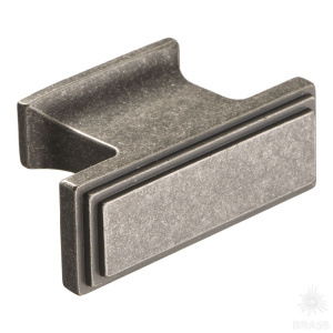 4237 0016 OSM Ручка кнопка, старое серебро 16 мм