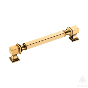 BU 015.160.19SQ Ручка скоба, глянцевое золото 160 мм