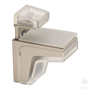 GENIUS TRASPAR. Полкодержатель (2 шт.), пластик, прозрачный