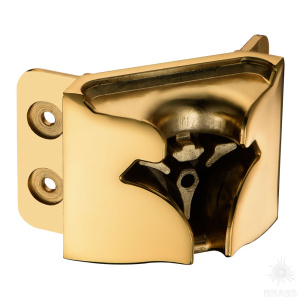 2394 Gold Baza Коннектор для мебельной опоры CRUZ, глянцевое золото 