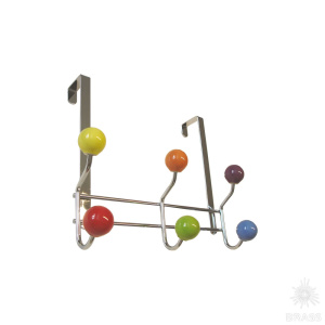 903SU Вешалка на дверь, глянцевый хром