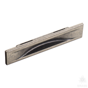 4340 0096 OSM Ручка врезная современная классика, старое серебро 96 мм