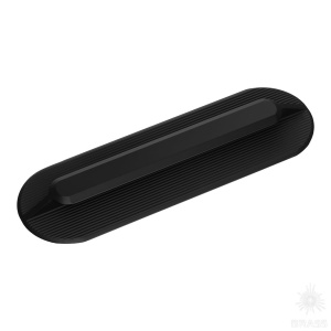 8010 0300 Matt Black Ручка скоба H-Line Alfa, чёрный 192 мм