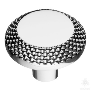 4102 001MP02 Ручка кнопка, глянцевый хром