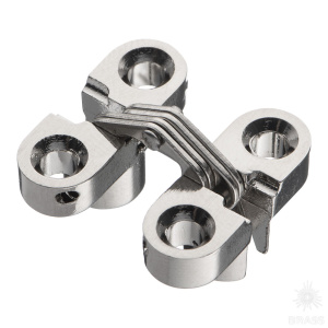 15.07.118-0 Потайная петля 180°, цвет цинк