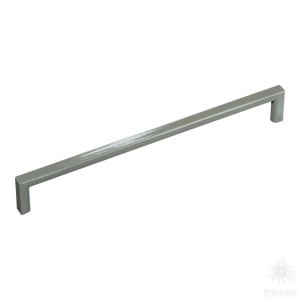 6763-583 GREEN BRIGHT Ручка рейлинг, глянцевый зелёный 192 мм