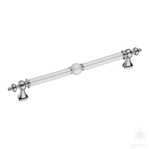 2231-51-192-PEARL Ручка скоба, глянцевый никель 192 мм