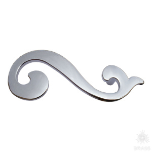 15.186.96.07 right Ручка скоба современная классика, глянцевый хром 96 мм