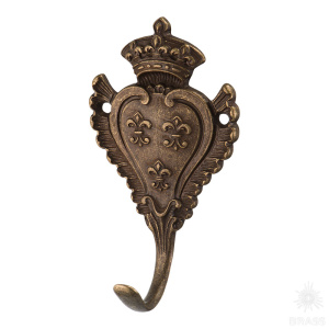 152010o Крючок мебельный, античная бронза