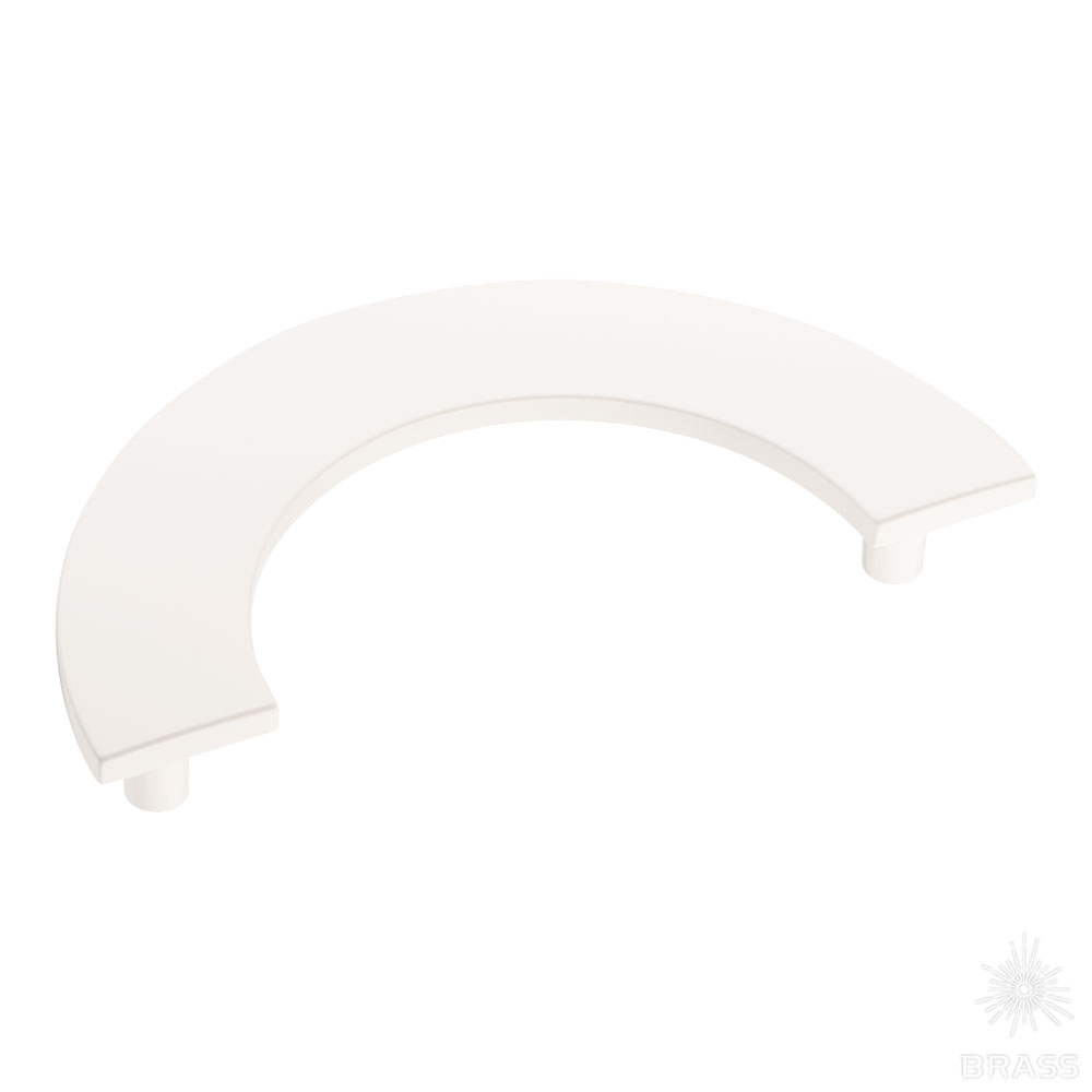 1196 128PC21 Ручка скоба, белый 128 мм