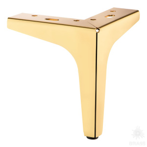 KAX-0046-0150-I01 Опора мебельная, глянцевое золото