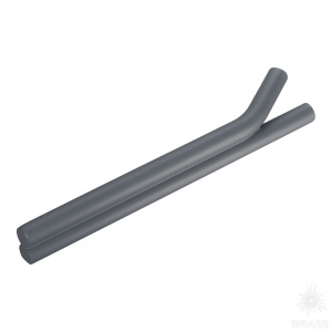 AT 103.128.64 left ATIPICA Ручка скоба, серый 128 мм